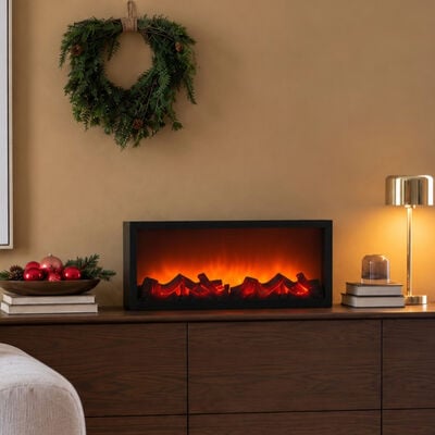 Leimu koristetakka led-valoilla 57x25 cm